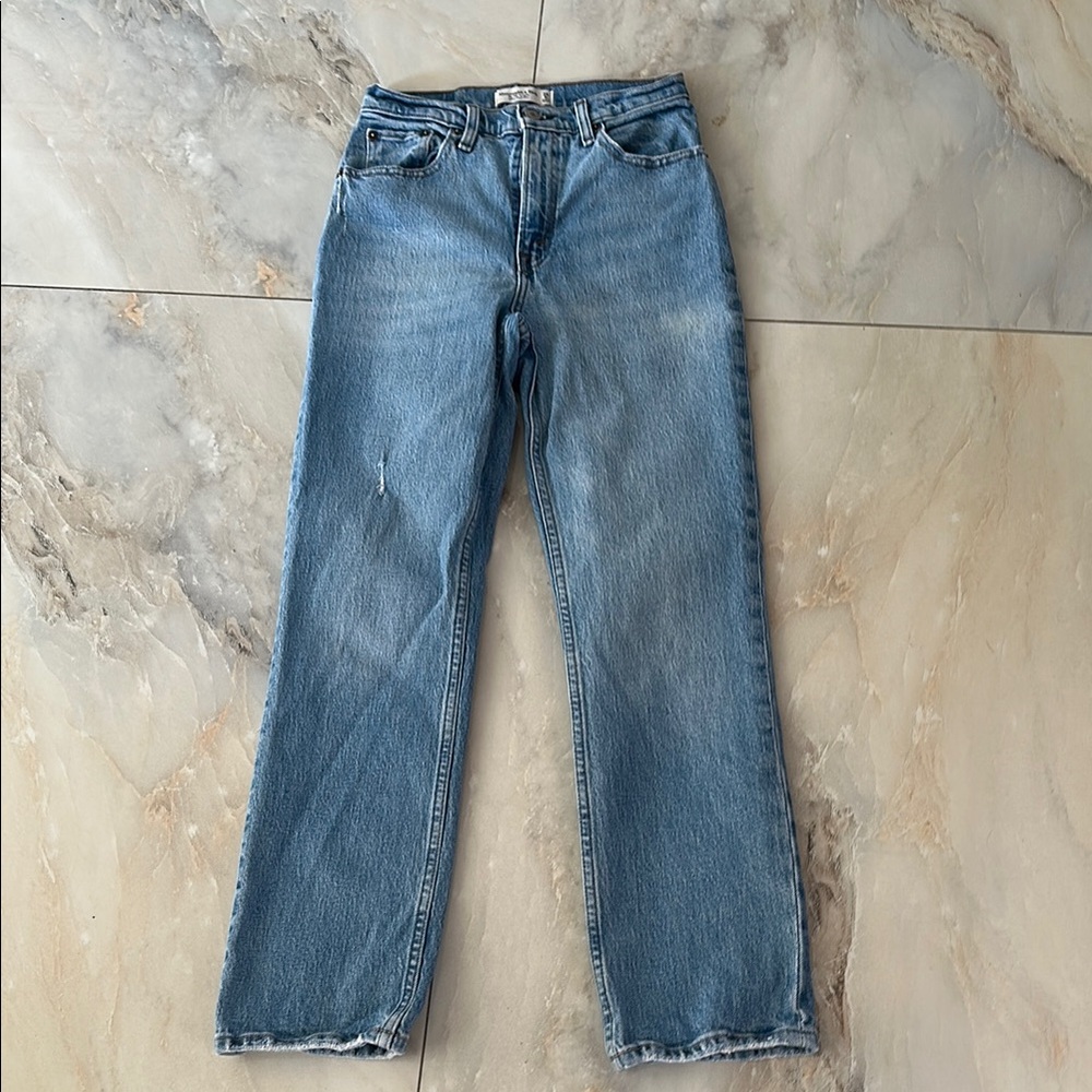 Abercrombie & Fitch Light Blue High Rise Jeans